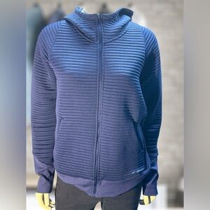 Brooks Activate Midweight Navy Hoodie Medium